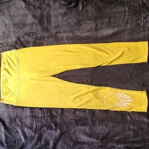 Purusha People sz M Mustard Yellow Leggings
